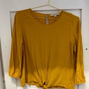 Yellow (mustard) Blouse